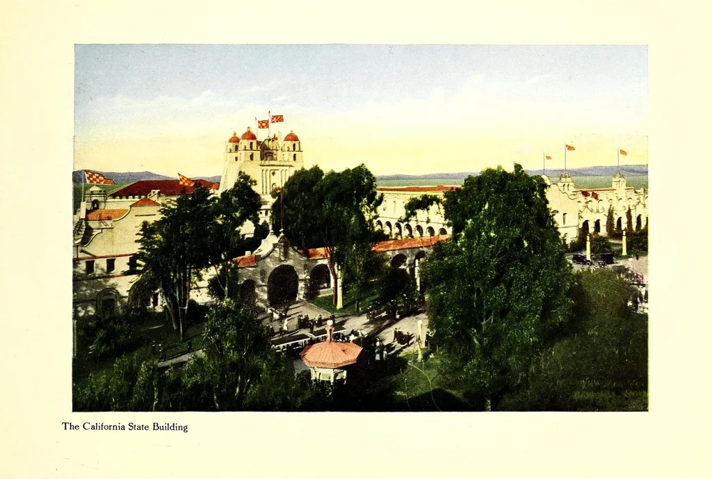 An illustration from Colortypes of the Panama-Pacific International Exposition at San Francisco, 1915 : official publication, 1915, leaf 27