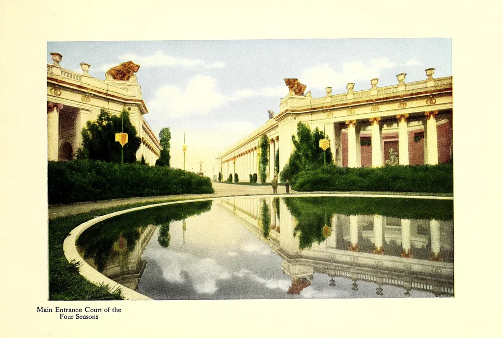 An illustration from Colortypes of the Panama-Pacific International Exposition at San Francisco, 1915 : official publication, 1915, leaf 29