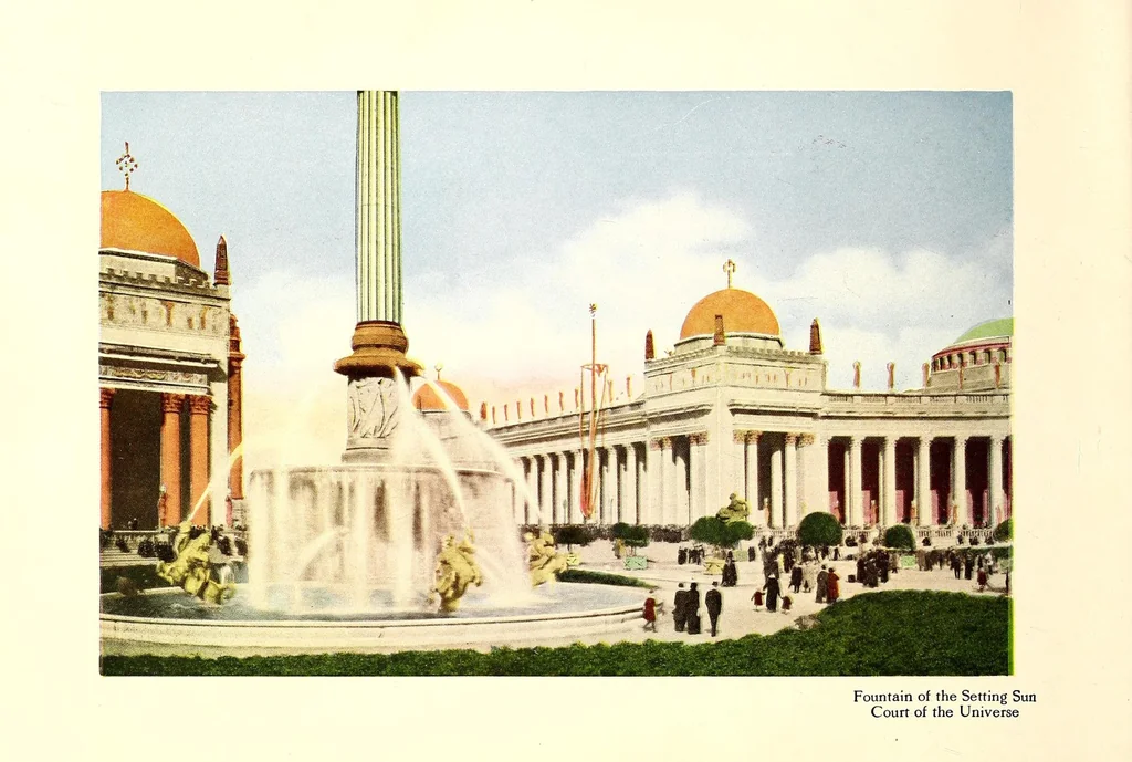 An illustration from Colortypes of the Panama-Pacific International Exposition at San Francisco, 1915 : official publication, 1915, leaf 30
