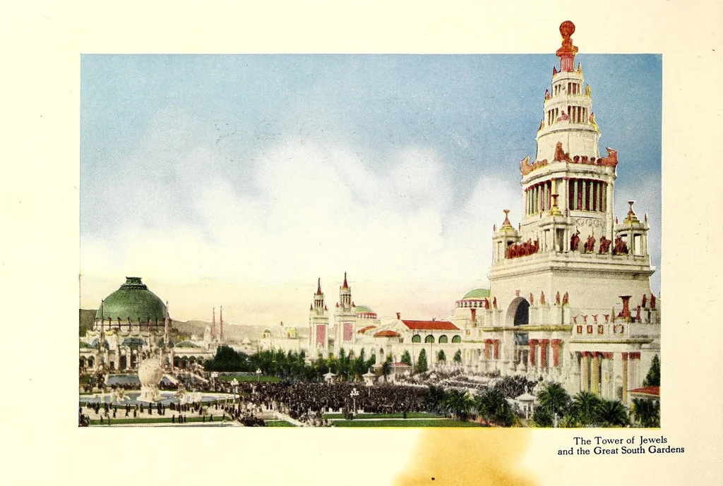 An illustration from Colortypes of the Panama-Pacific International Exposition at San Francisco, 1915 : official publication, 1915, leaf 4