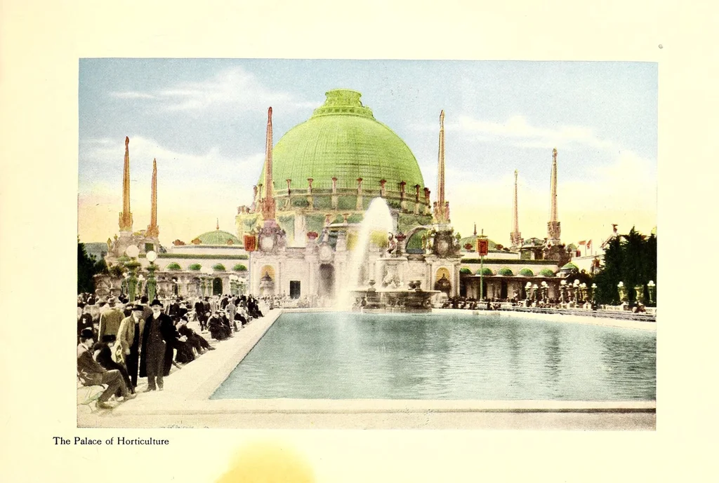 An illustration from Colortypes of the Panama-Pacific International Exposition at San Francisco, 1915 : official publication, 1915, leaf 7