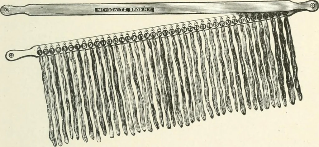 An illustration from Color-vision and color blindness, a practical manual for railroad surgeons, 1920, leaf 80