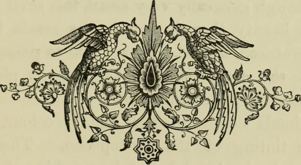 An illustration from Colouration in animals and plants, 1886, leaf 82