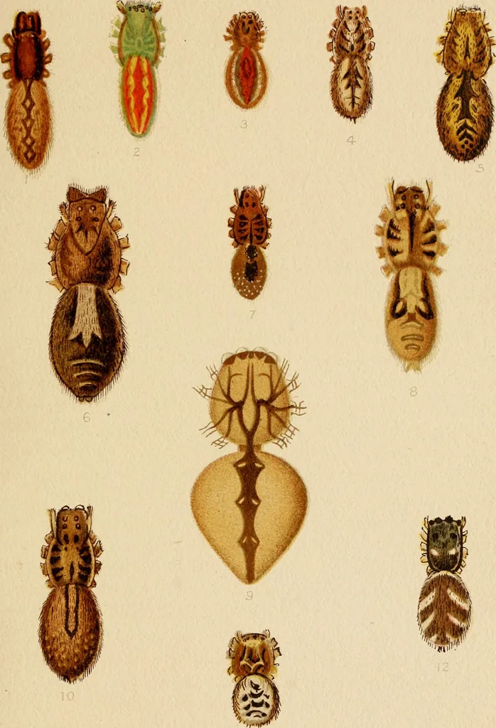 An illustration from Colouration in animals and plants, 1886, leaf 118