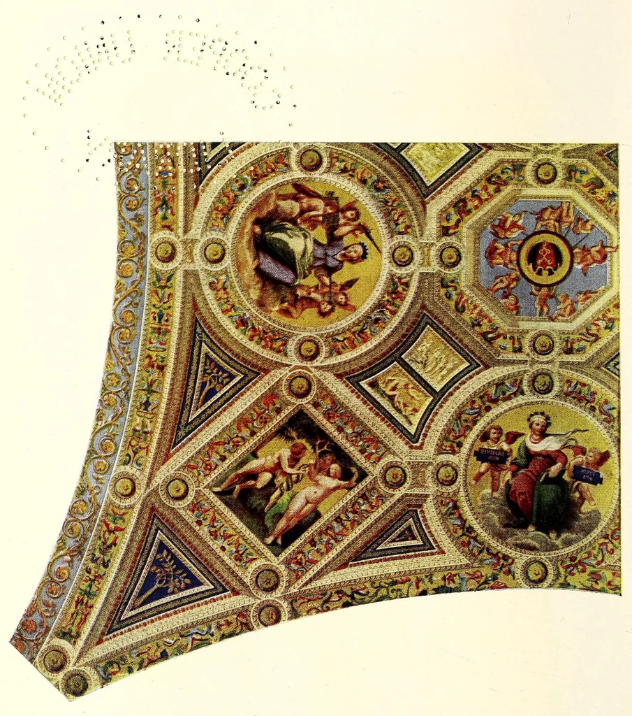 An illustration from Colour decoration of architecture, treating on colour and decoration of the interiors and exteriors of buildings. With historical notices of the art and practice of colour decoration in Italy, France, Germany and England, 1913, leaf 128