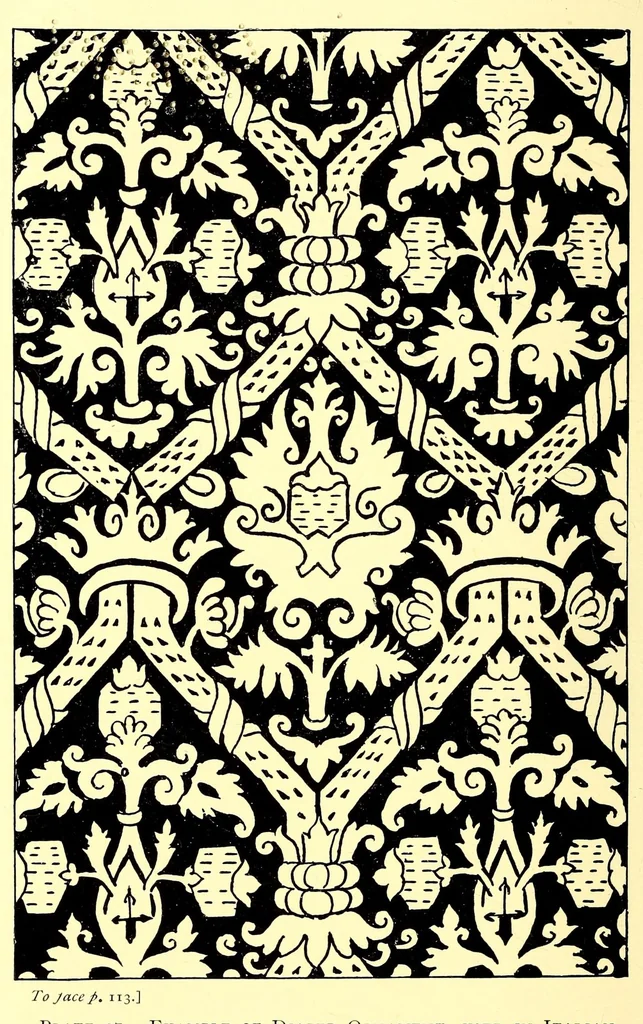 An illustration from Colour decoration of architecture, treating on colour and decoration of the interiors and exteriors of buildings. With historical notices of the art and practice of colour decoration in Italy, France, Germany and England, 1913, leaf 182