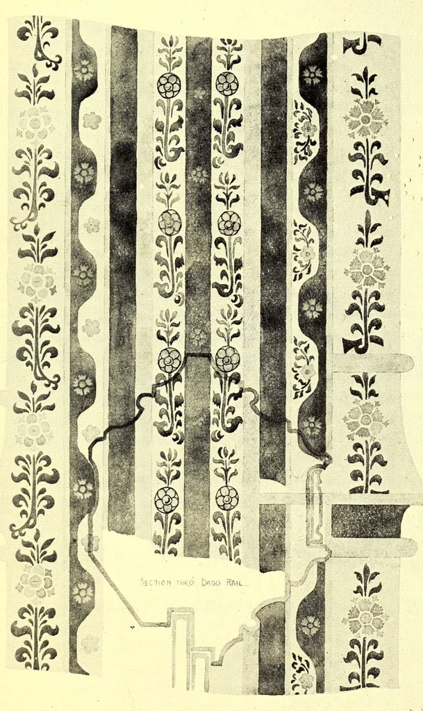 An illustration from Colour decoration of architecture, treating on colour and decoration of the interiors and exteriors of buildings. With historical notices of the art and practice of colour decoration in Italy, France, Germany and England, 1913, leaf 195