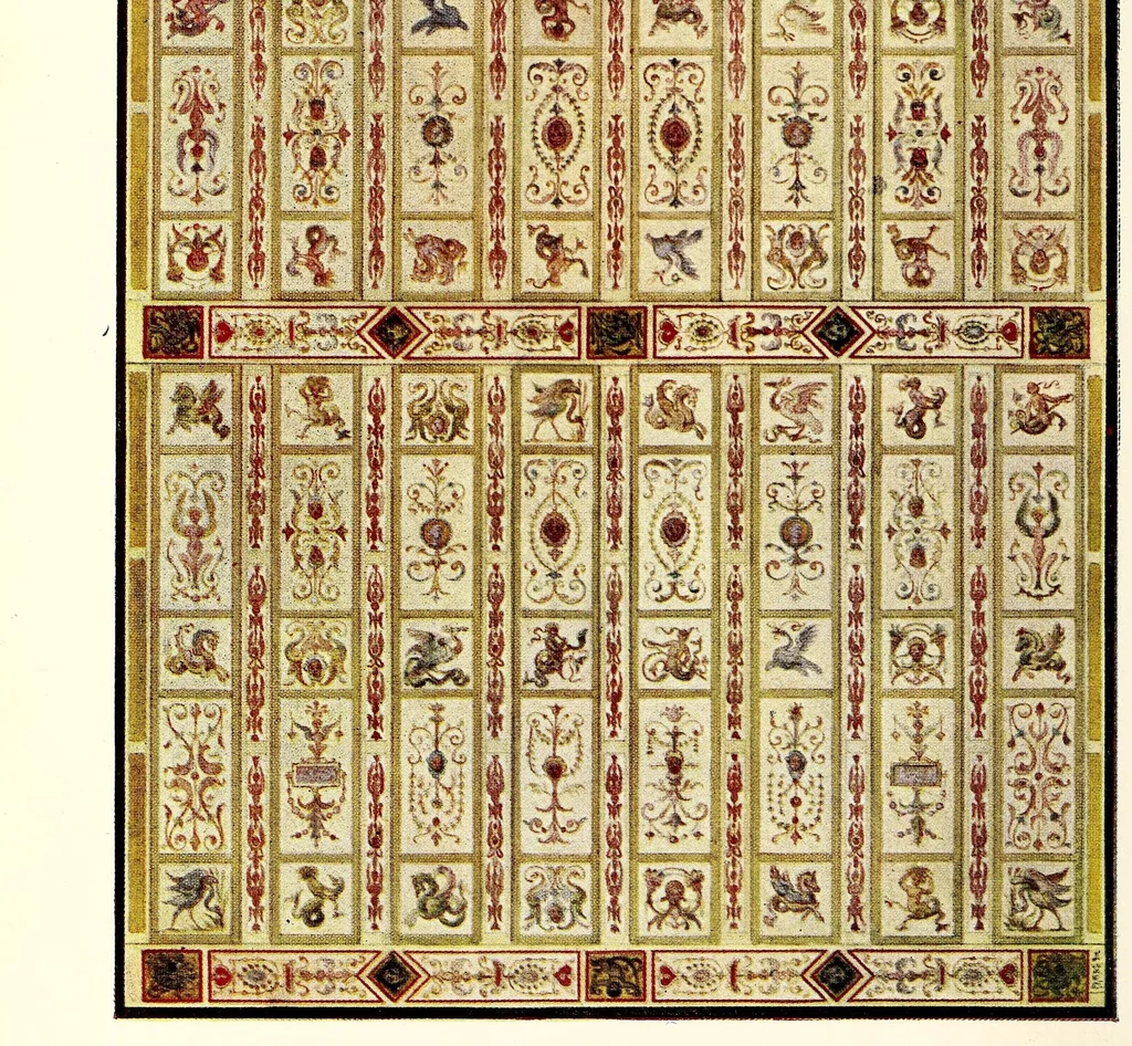 An illustration from Colour decoration of architecture, treating on colour and decoration of the interiors and exteriors of buildings. With historical notices of the art and practice of colour decoration in Italy, France, Germany and England, 1913, leaf 58