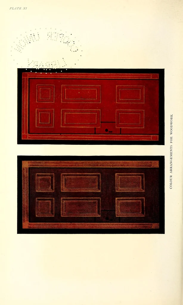 An illustration from Colour decoration of architecture, treating on colour and decoration of the interiors and exteriors of buildings. With historical notices of the art and practice of colour decoration in Italy, France, Germany and England, 1913, leaf 70