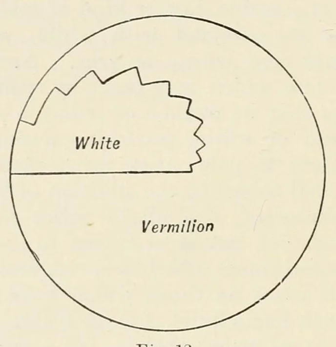 An illustration from Colour : an elementary manual for students, 1907, leaf 74