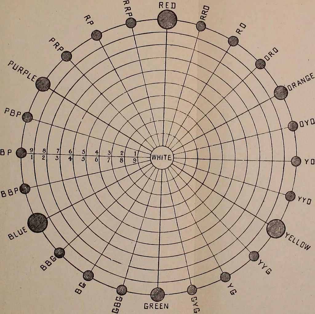 An illustration from Colour harmony in dress, 1922, leaf 38
