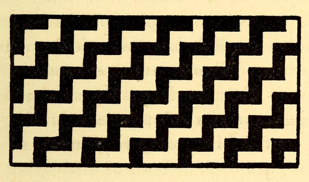 An illustration from Colour in woven design, 1890, leaf 183