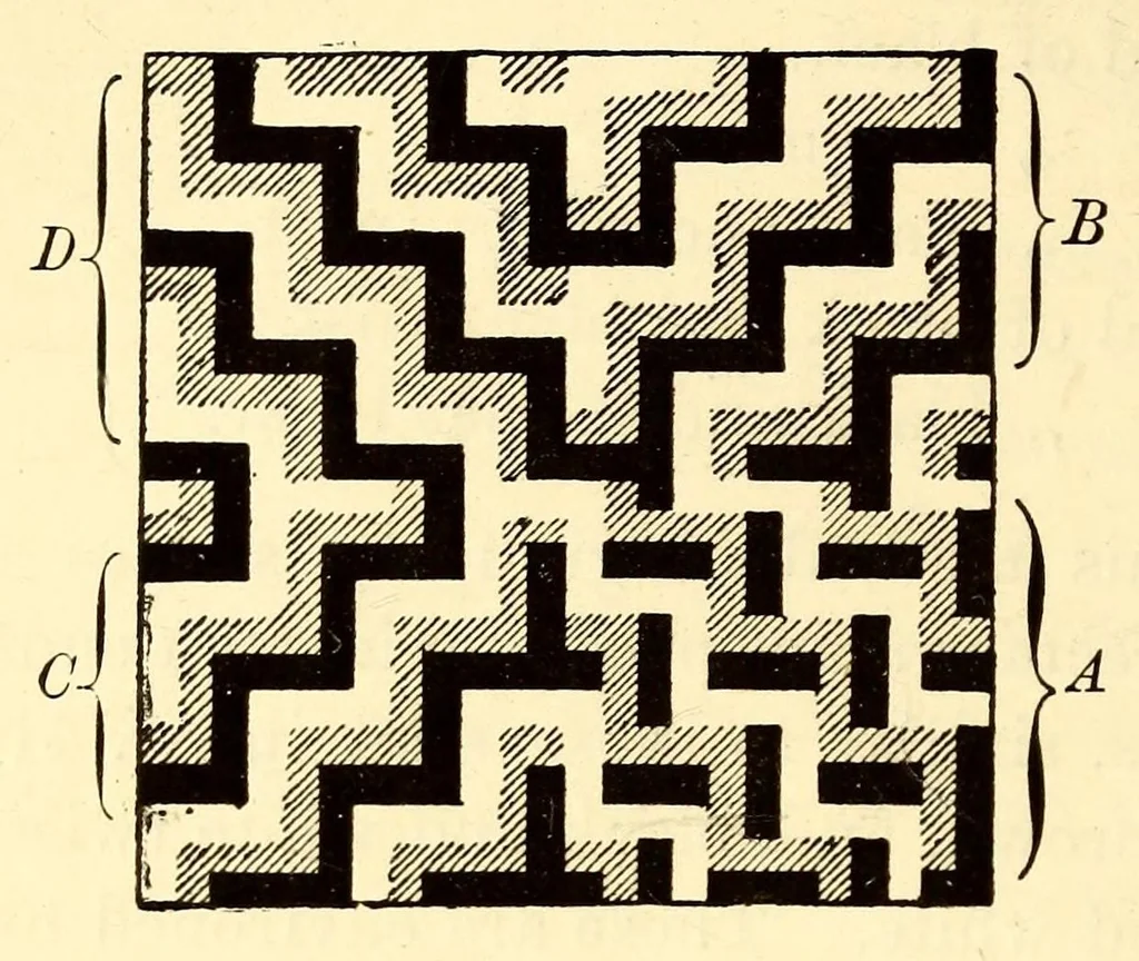 An illustration from Colour in woven design, 1890, leaf 276