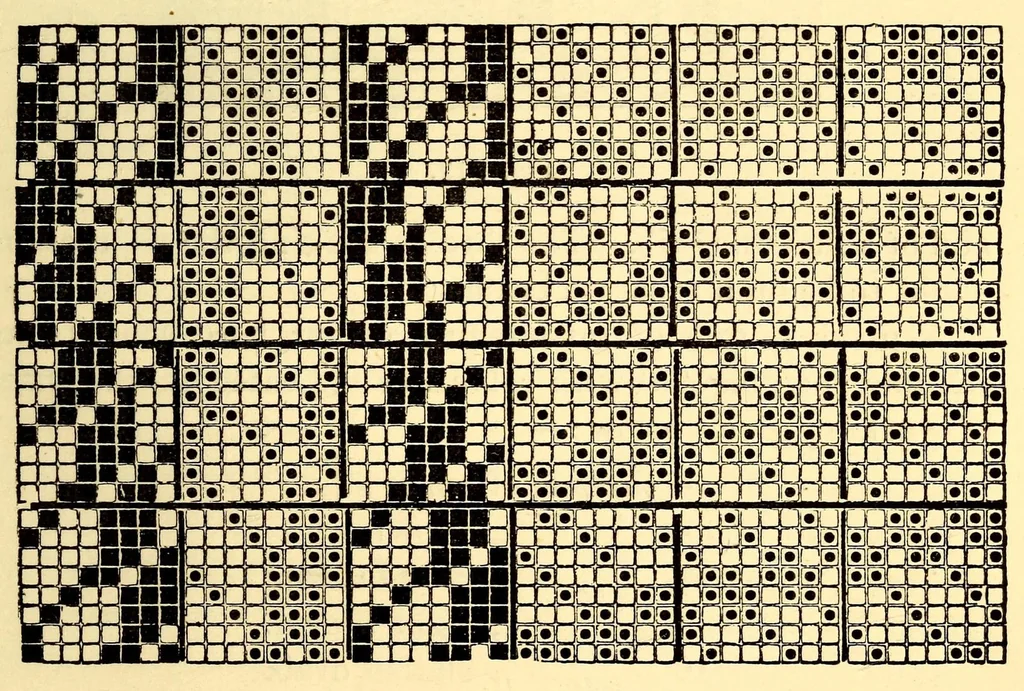 An illustration from Colour in woven design, 1890, leaf 381