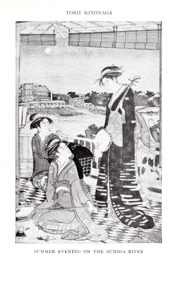 An illustration from The colour prints of Japan : an appreciation and history, 1906, leaf 55