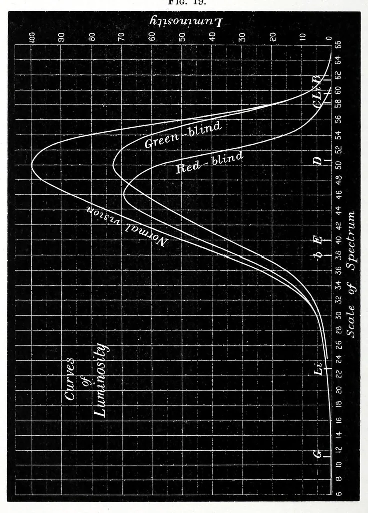 An illustration from Colour vision : being the Tyndall lectures delivered in 1894 at the Royal Institution, 1895, leaf 98