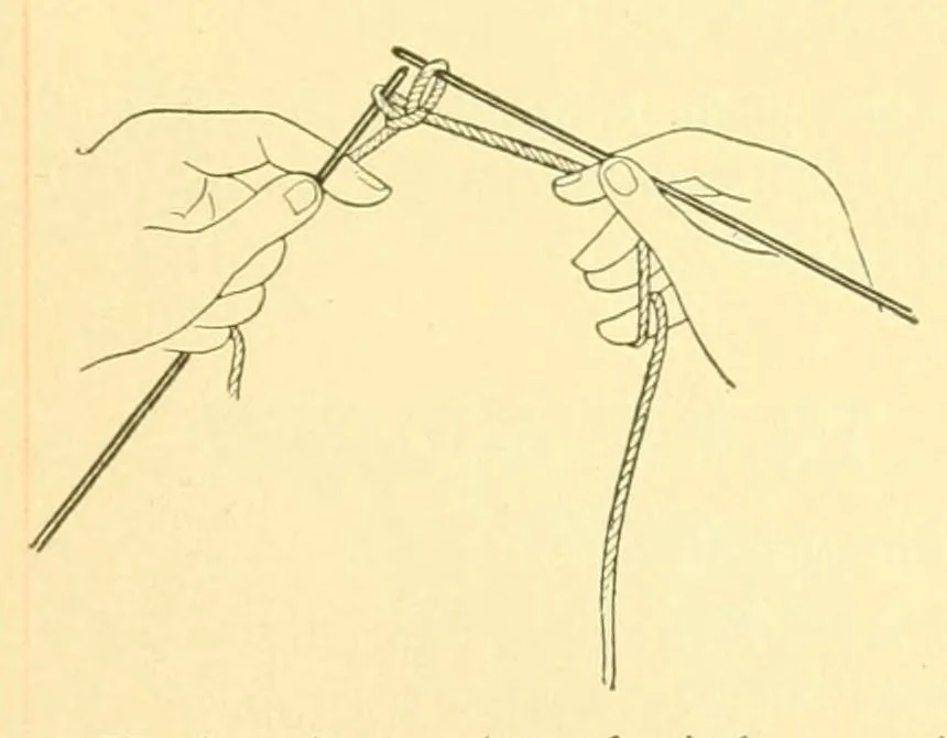 An illustration from The Columbia book of the use of yarns .., 1904, leaf 7