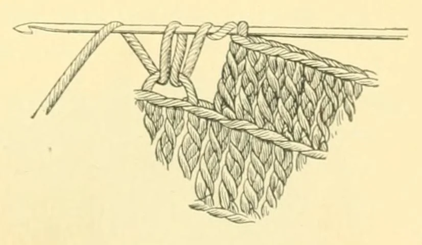 An illustration from The Columbia book of the use of yarns .., 1904, leaf 9