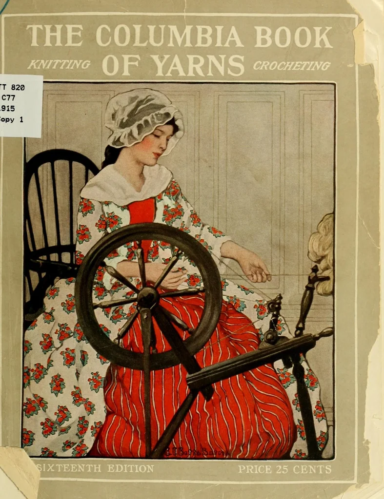 An illustration from The Columbia book of yarns, 1915, leaf 1