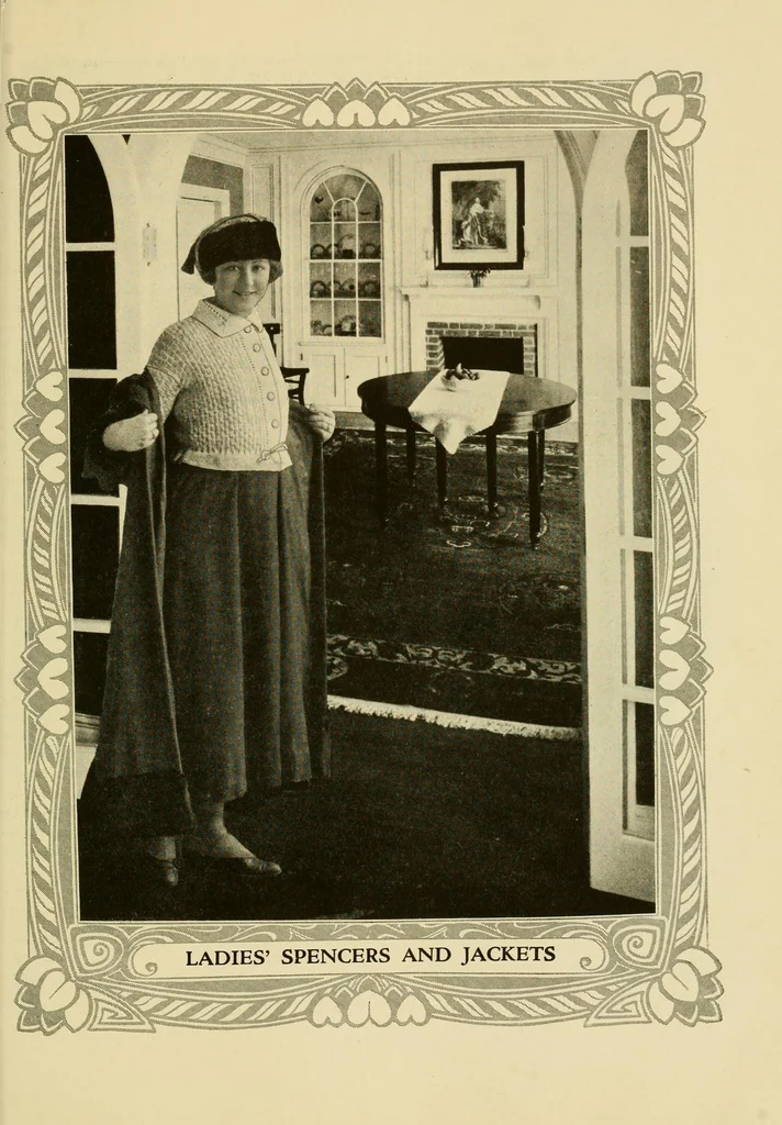 An illustration from The Columbia book of yarns, 1918, leaf 179
