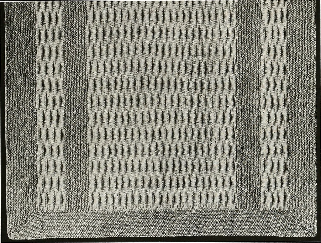 An illustration from The Columbia book of yarns : containing a manual of knitting and crocheting, 1916, leaf 104