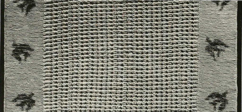 An illustration from The Columbia book of yarns : containing a manual of knitting and crocheting, 1916, leaf 107
