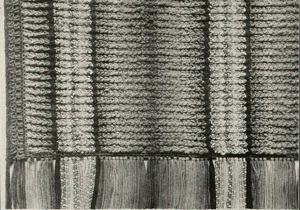 An illustration from The Columbia book of yarns : containing a manual of knitting and crocheting, 1916, leaf 109