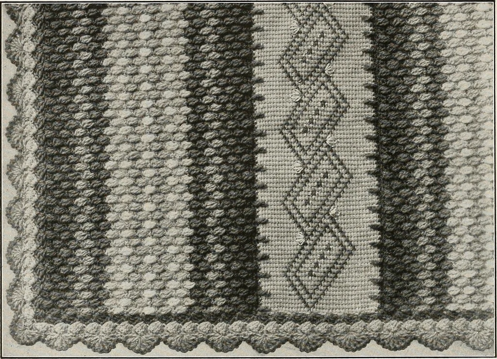 An illustration from The Columbia book of yarns : containing a manual of knitting and crocheting, 1916, leaf 111