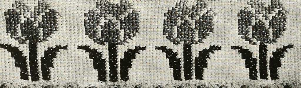 An illustration from The Columbia book of yarns : containing a manual of knitting and crocheting, 1916, leaf 113