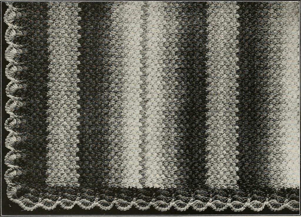 An illustration from The Columbia book of yarns : containing a manual of knitting and crocheting, 1916, leaf 115