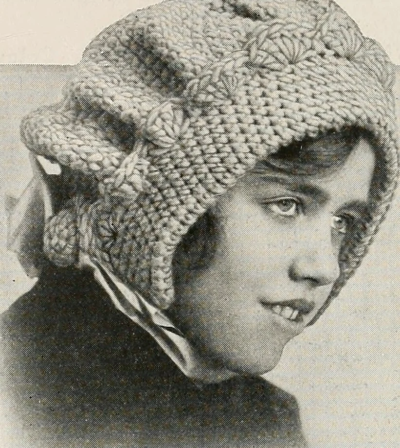 An illustration from The Columbia book of yarns : containing a manual of knitting and crocheting, 1916, leaf 132