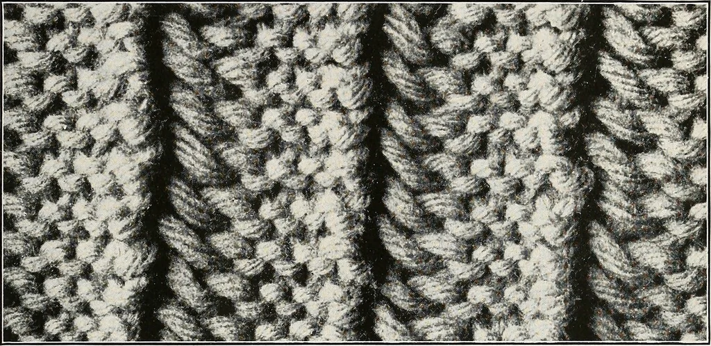 An illustration from The Columbia book of yarns : containing a manual of knitting and crocheting, 1916, leaf 138