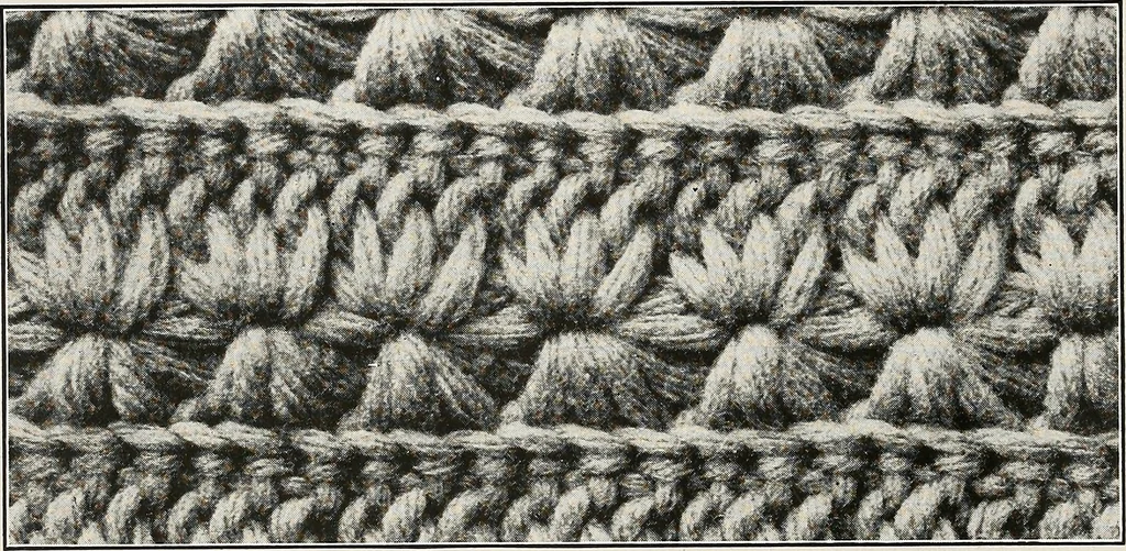 An illustration from The Columbia book of yarns : containing a manual of knitting and crocheting, 1916, leaf 141