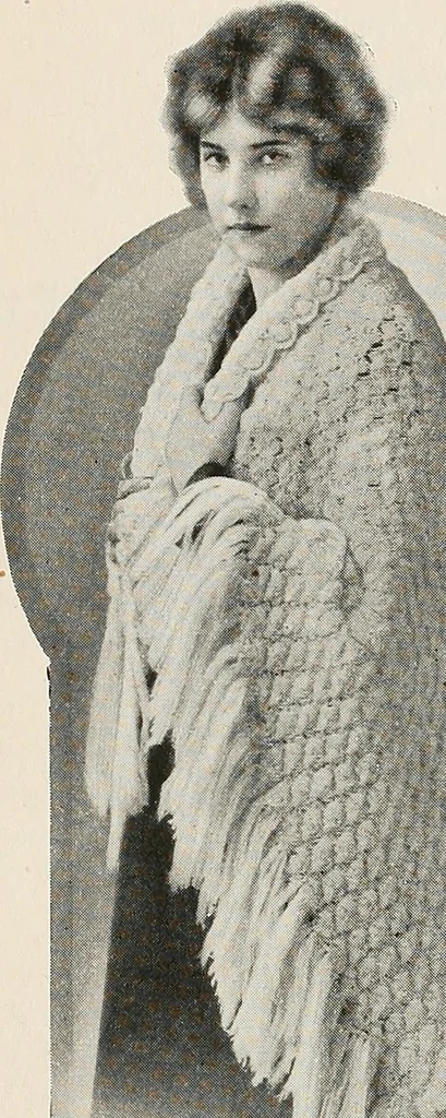 An illustration from The Columbia book of yarns : containing a manual of knitting and crocheting, 1916, leaf 143