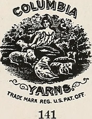 An illustration from The Columbia book of yarns : containing a manual of knitting and crocheting, 1916, leaf 146