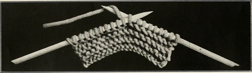 An illustration from The Columbia book of yarns : containing a manual of knitting and crocheting, 1916, leaf 15