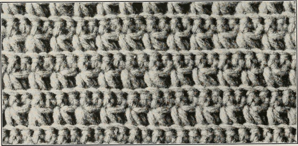 An illustration from The Columbia book of yarns : containing a manual of knitting and crocheting, 1916, leaf 153
