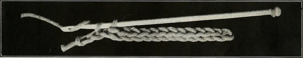 An illustration from The Columbia book of yarns : containing a manual of knitting and crocheting, 1916, leaf 16