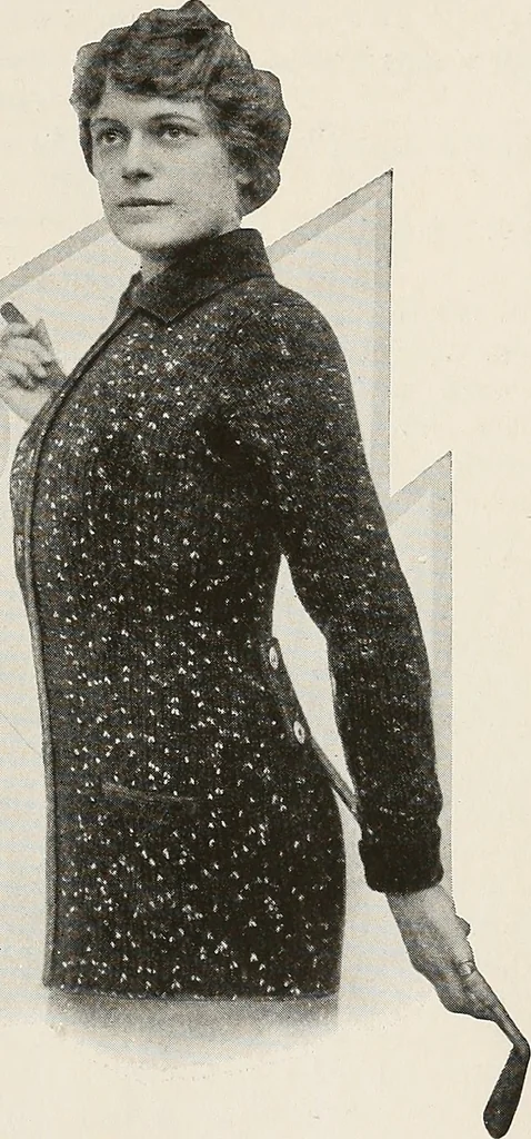 An illustration from The Columbia book of yarns : containing a manual of knitting and crocheting, 1916, leaf 163