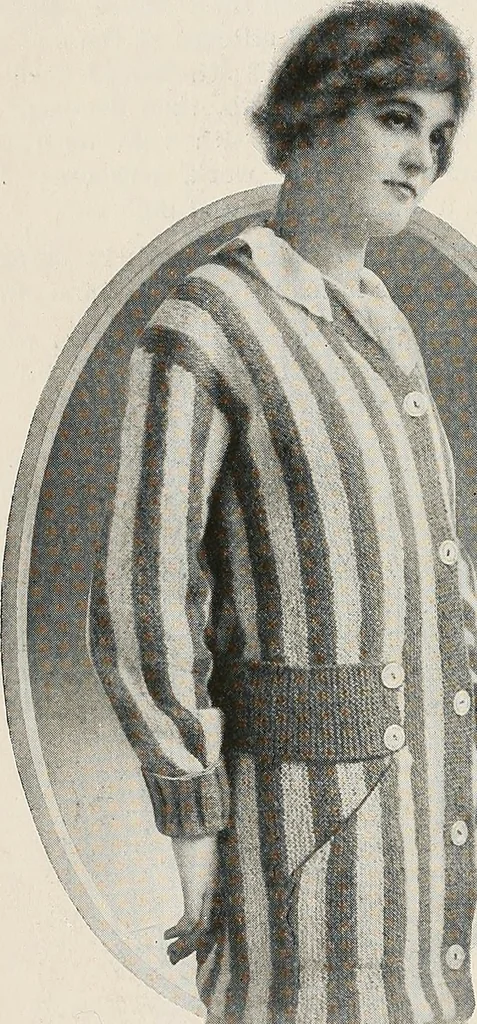 An illustration from The Columbia book of yarns : containing a manual of knitting and crocheting, 1916, leaf 167