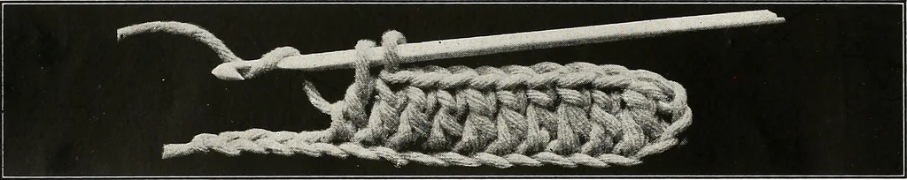An illustration from The Columbia book of yarns : containing a manual of knitting and crocheting, 1916, leaf 17