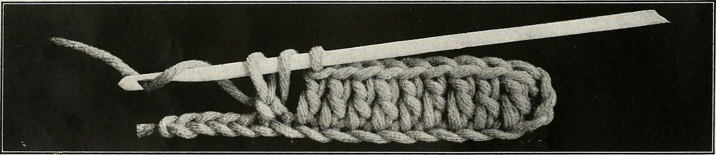 An illustration from The Columbia book of yarns : containing a manual of knitting and crocheting, 1916, leaf 17