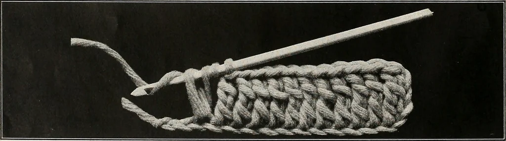 An illustration from The Columbia book of yarns : containing a manual of knitting and crocheting, 1916, leaf 17