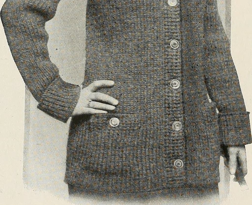 An illustration from The Columbia book of yarns : containing a manual of knitting and crocheting, 1916, leaf 171