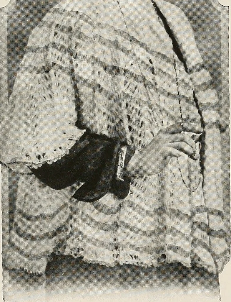An illustration from The Columbia book of yarns : containing a manual of knitting and crocheting, 1916, leaf 189