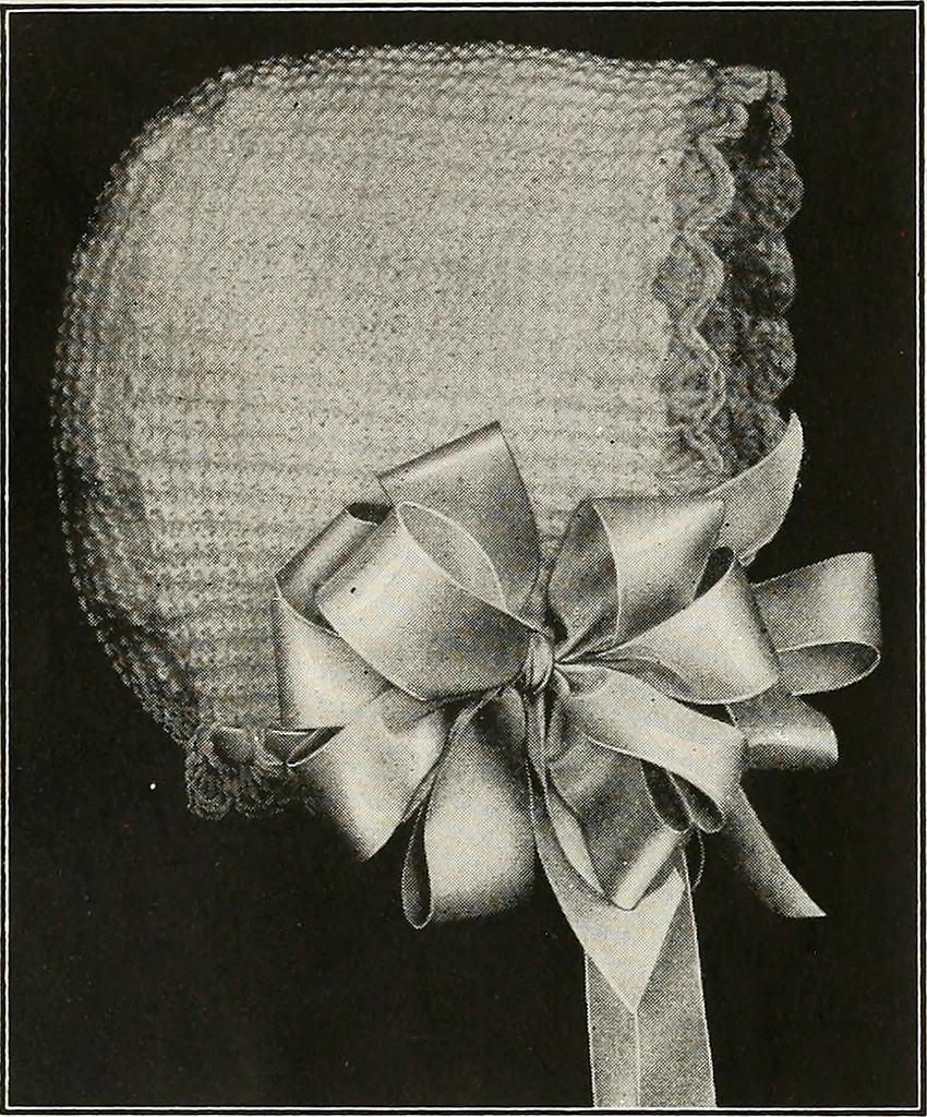 An illustration from The Columbia book of yarns : containing a manual of knitting and crocheting, 1916, leaf 19