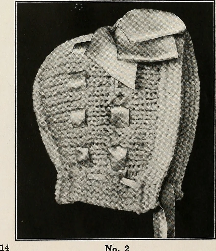 An illustration from The Columbia book of yarns : containing a manual of knitting and crocheting, 1916, leaf 19