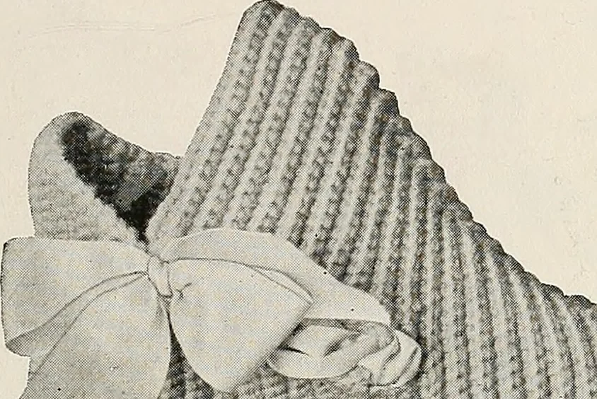 An illustration from The Columbia book of yarns : containing a manual of knitting and crocheting, 1916, leaf 200