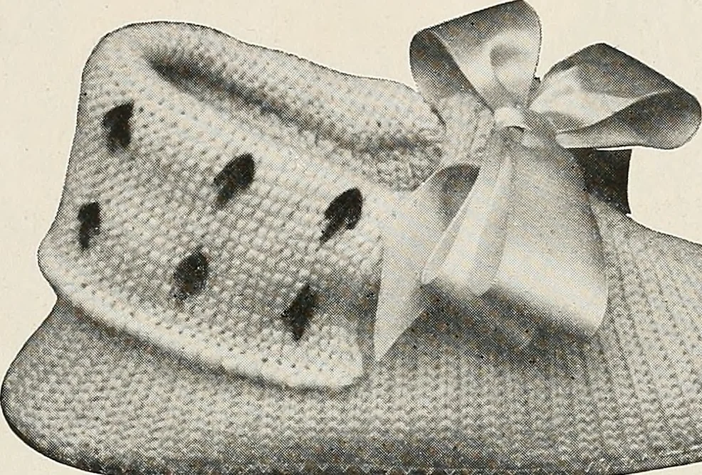 An illustration from The Columbia book of yarns : containing a manual of knitting and crocheting, 1916, leaf 201