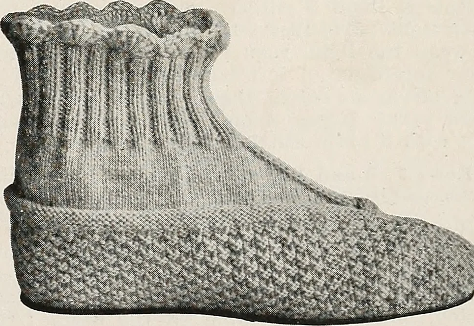 An illustration from The Columbia book of yarns : containing a manual of knitting and crocheting, 1916, leaf 202